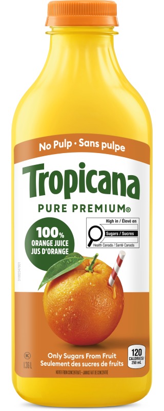 Jus D’orange TropicanaMD Pur À 100 % - Sans Pulpe