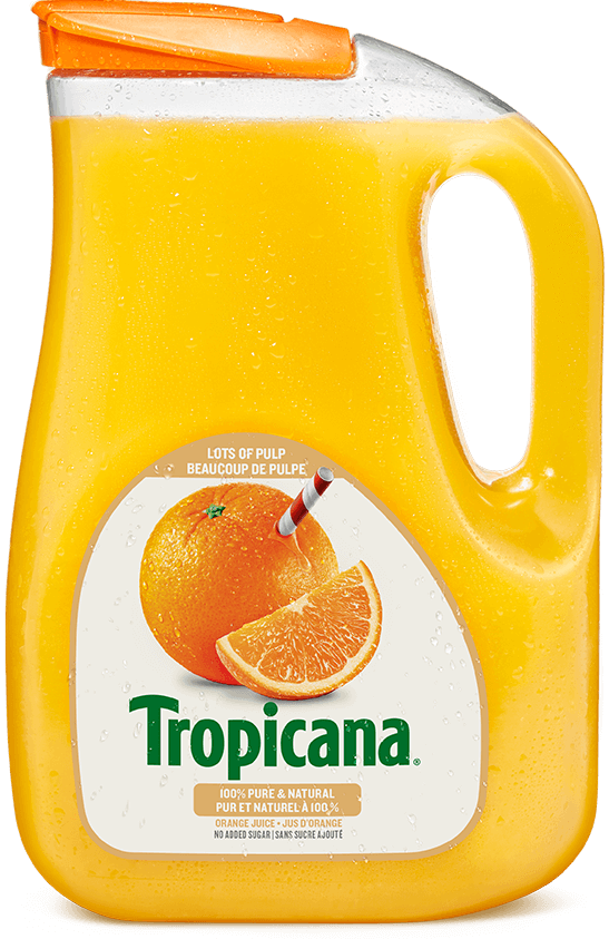 Jus D’orange Tropicana® Pur À 100 % - Beaucoup De Pulpe