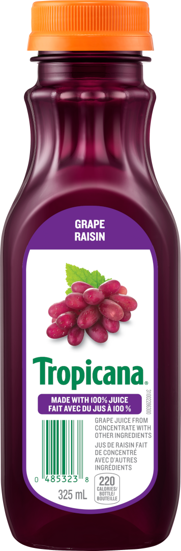 Jus De Raisin À 100 % TropicanaMD Fait De Concentré