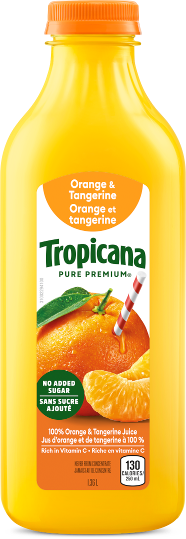 Jus TropicanaMD Pur À 100 %  Jus D’orange Et De Tangerine 