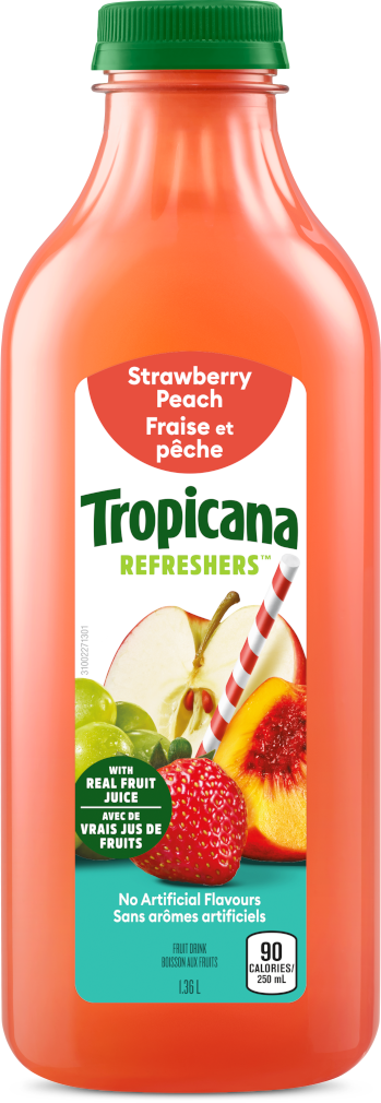 Boisson Aux Fruits TropicanaMD Fraise Et Pêche