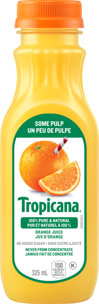 Jus D’orange TropicanaMD Pur À 100 % - Un Peu De Pulpe