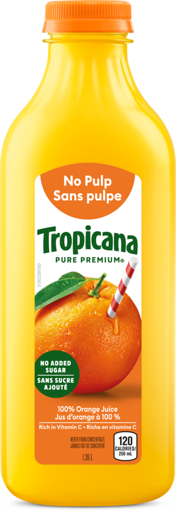 Jus D’orange TropicanaMD Pur À 100 % - Sans Pulpe