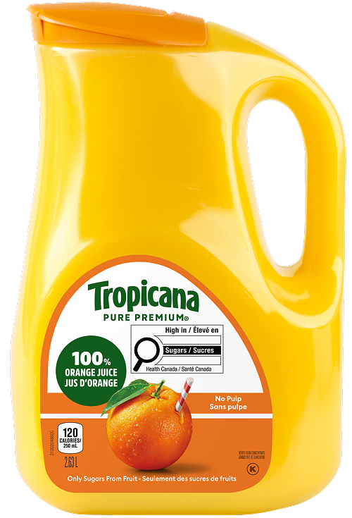 Jus D’orange TropicanaMD Pur À 100 % - Sans Pulpe