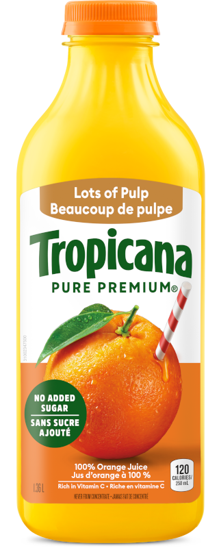 Tropicana® 100 % Pure Orange Juice - Lots of Pulp