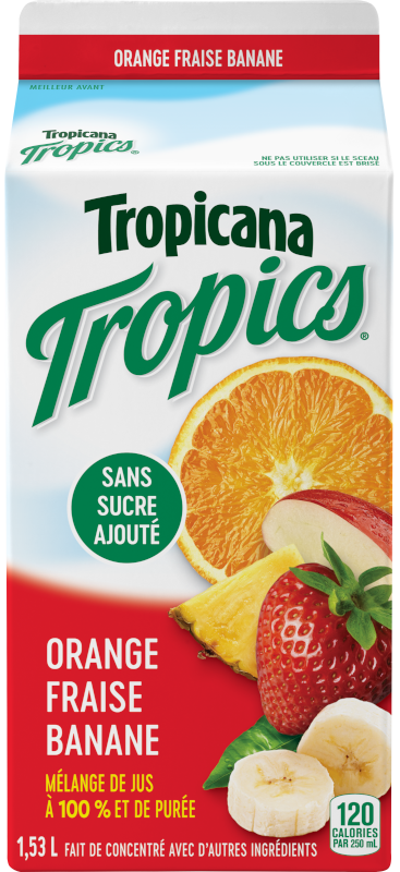 Orange fraise banane TropicsMD