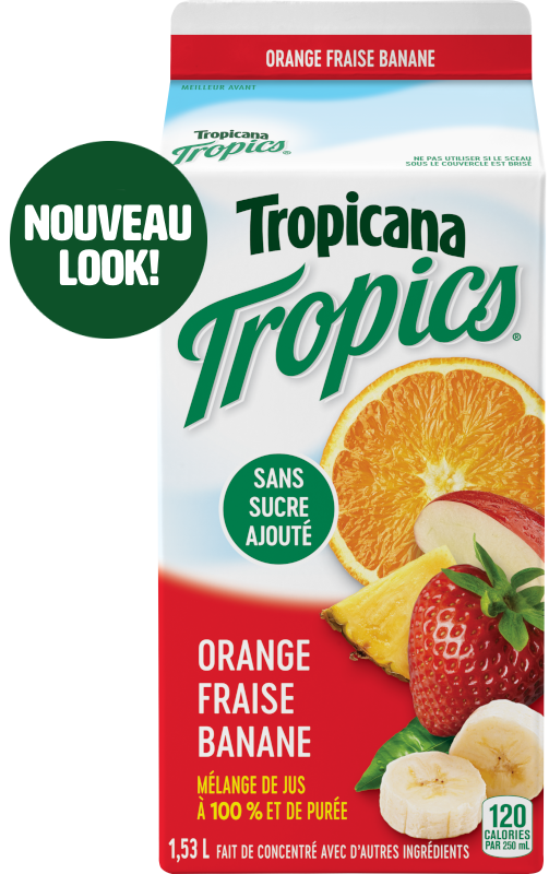Orange fraise banane TropicsMD